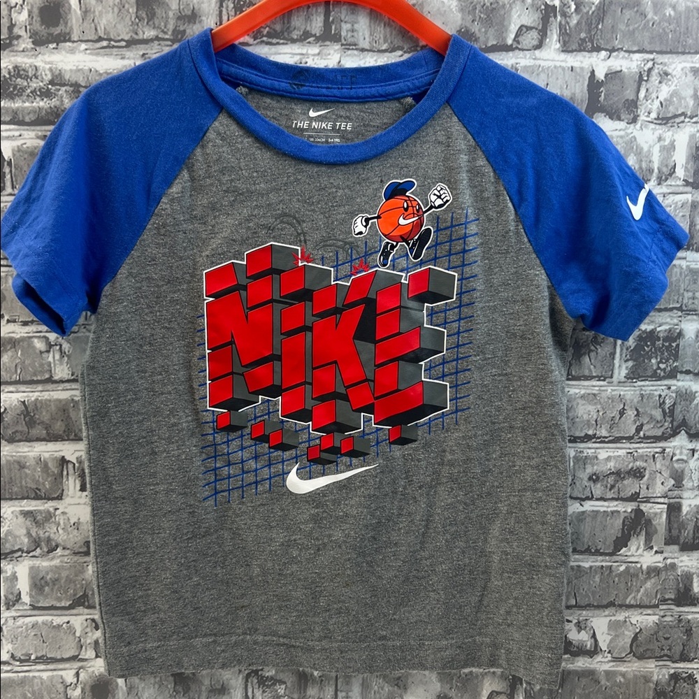 Boy's Nike Red and Blue Graphic Tee